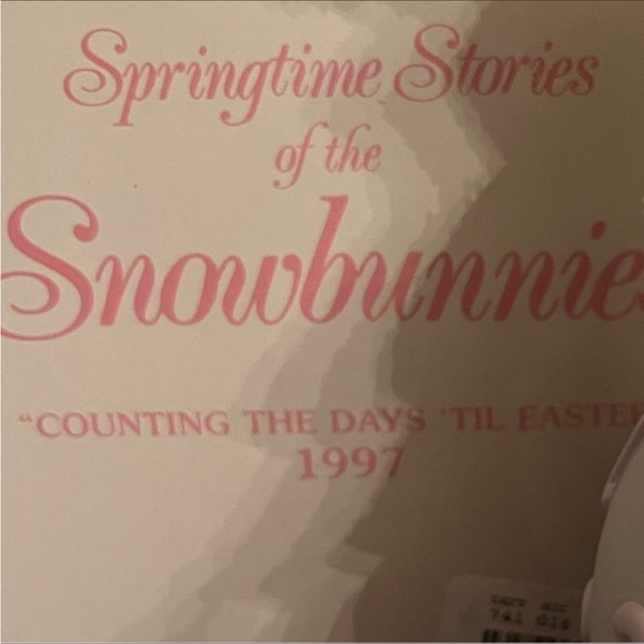 797. NIB DEPARTMENT 56 SNOWBUNNIES COUNTING THE DAYS TIL EASTER 1997 - Picture 5 of 6